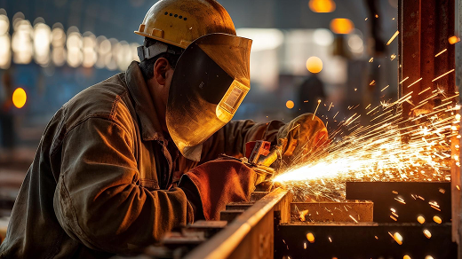 Industrial welding and surface preparation